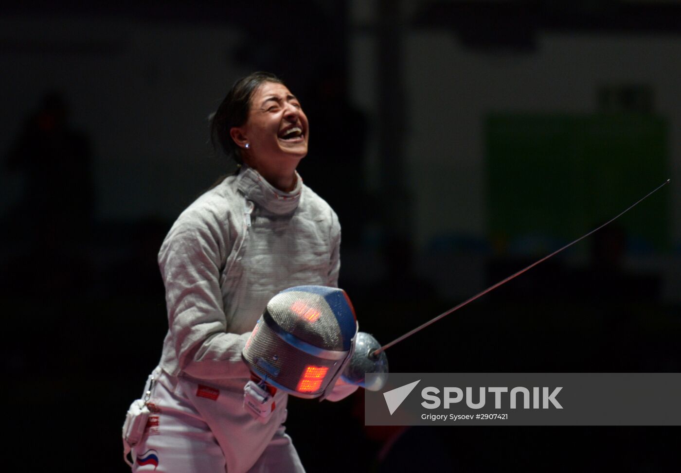 2016 Summer Olympics. Fencing. Women's saber