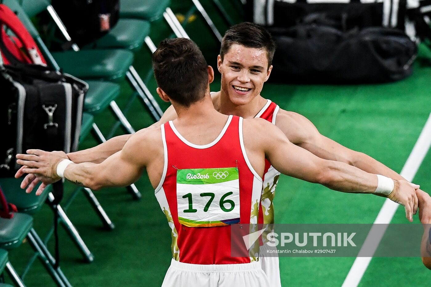 2016 Summer Olympics. Artistic gymnastics. All-around competition