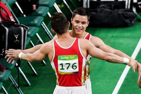 2016 Summer Olympics. Artistic gymnastics. All-around competition