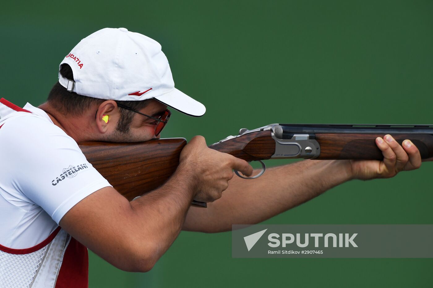 2016 Summer Olympics. Shooting sport. Men. Trap