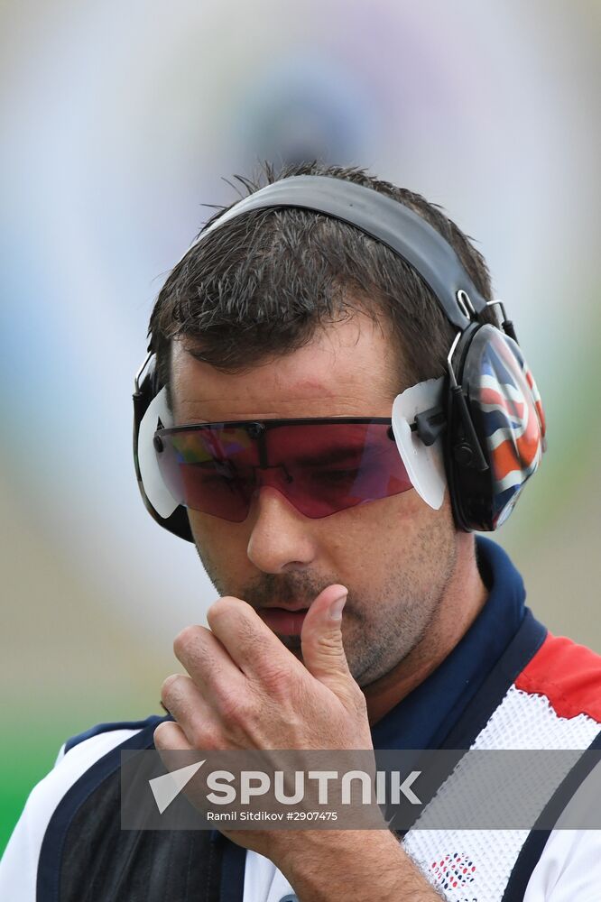 2016 Summer Olympics. Shooting sport. Men. Trap