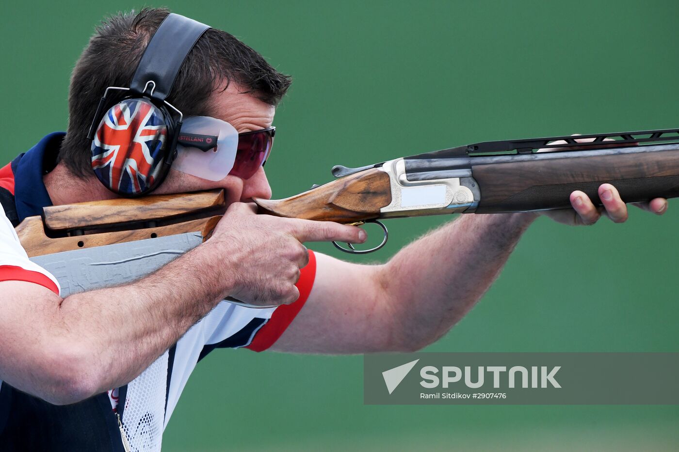 2016 Summer Olympics. Shooting sport. Men. Trap