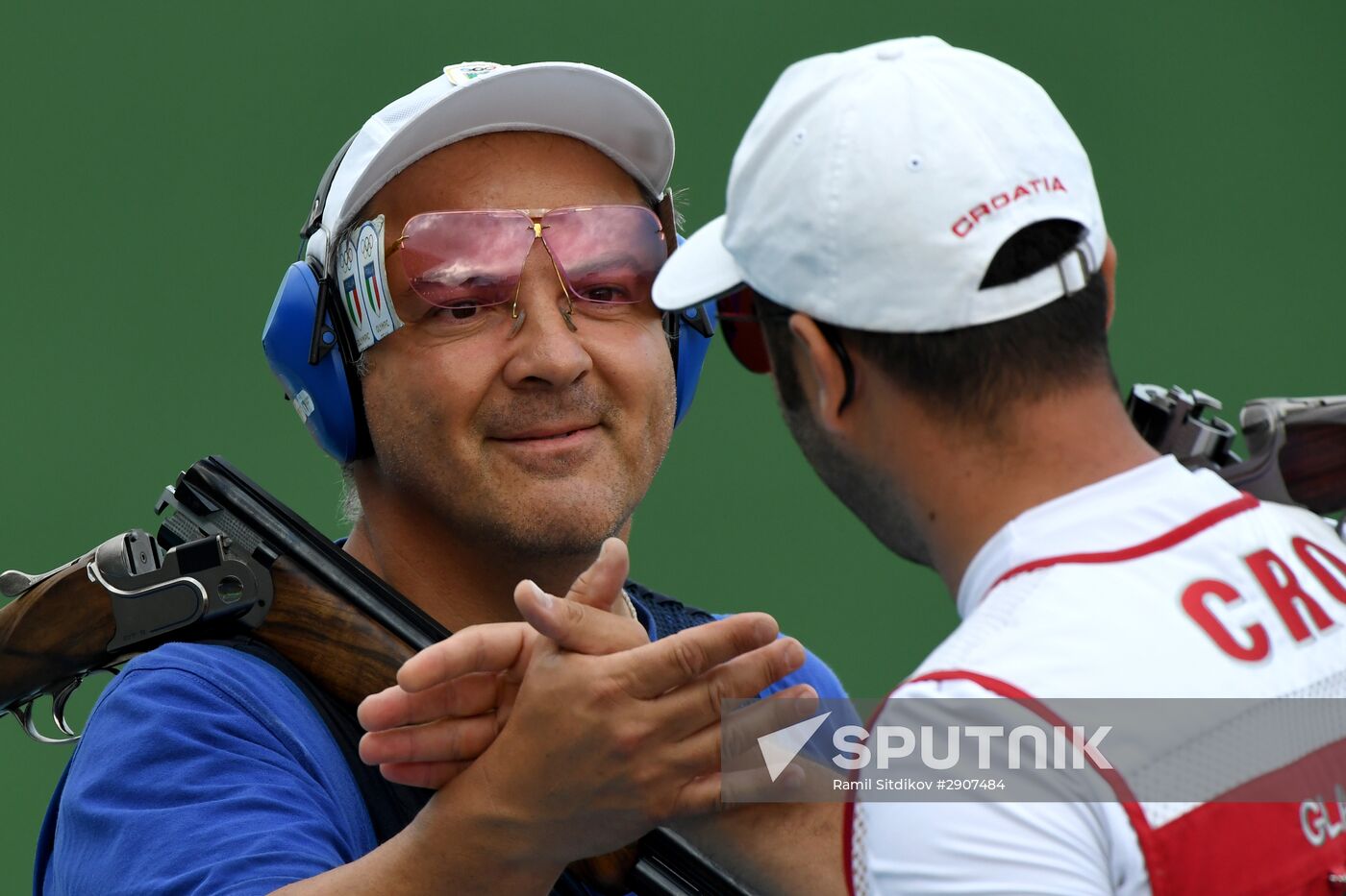 2016 Summer Olympics. Shooting sport. Men. Trap