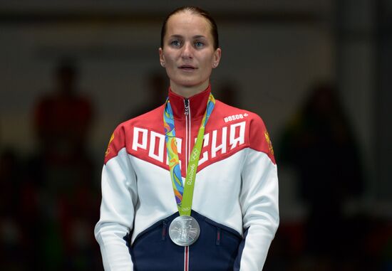 2016 Summer Olympics. Fencing. Women's saber