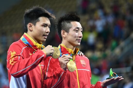 2016 Summer Olympics. Synchronized diving. Men. 10m platform