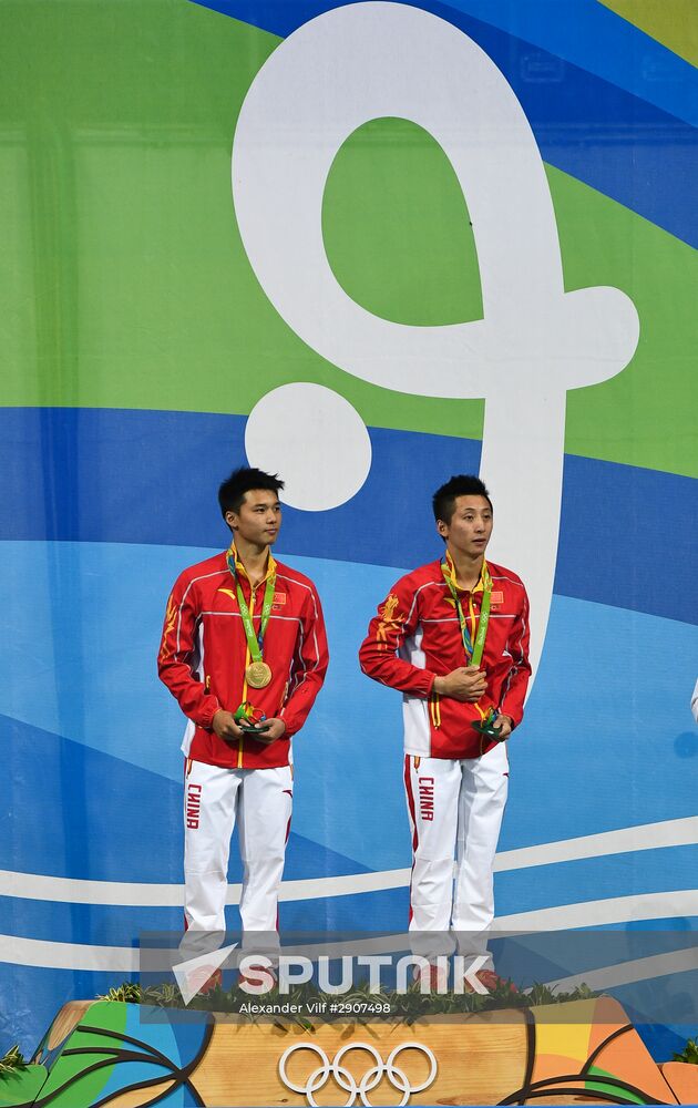 2016 Summer Olympics. Synchronized diving. Men. 10m platform