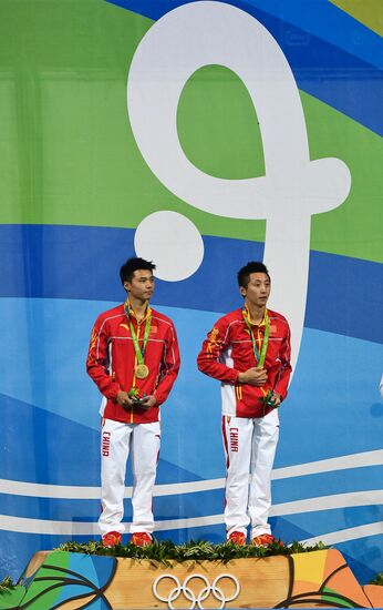 2016 Summer Olympics. Synchronized diving. Men. 10m platform
