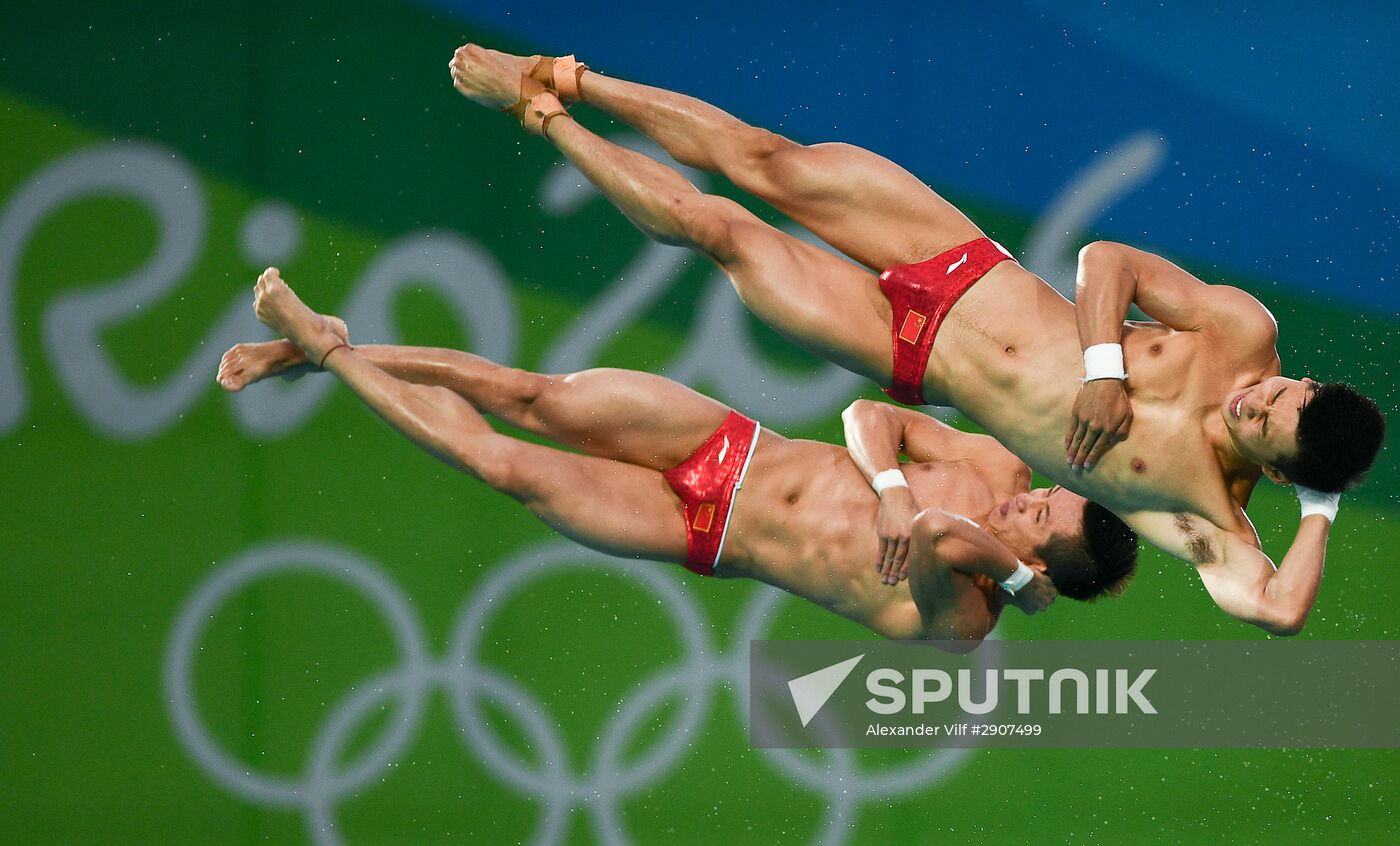 2016 Summer Olympics. Synchronized diving. Men. 10m platform