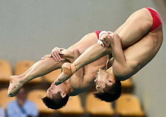 2016 Summer Olympics. Synchronized diving. Men. 10m platform