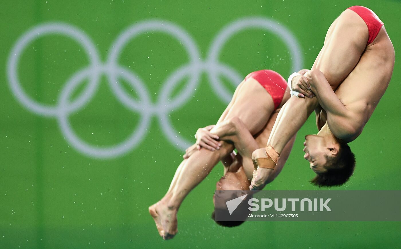 2016 Summer Olympics. Synchronized diving. Men. 10m platform