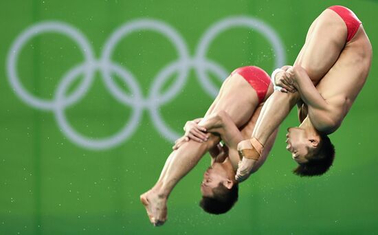 2016 Summer Olympics. Synchronized diving. Men. 10m platform