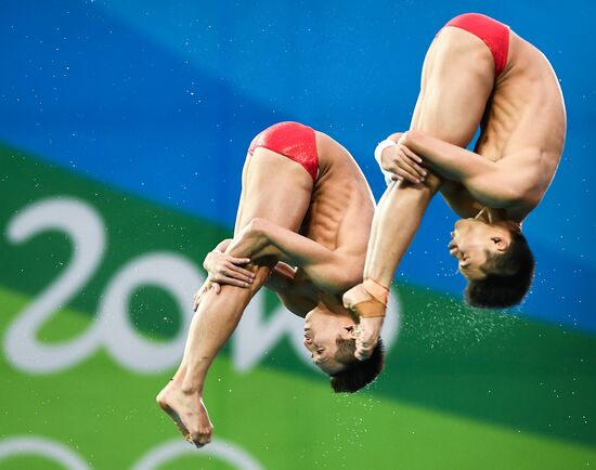 2016 Summer Olympics. Synchronized diving. Men. 10m platform