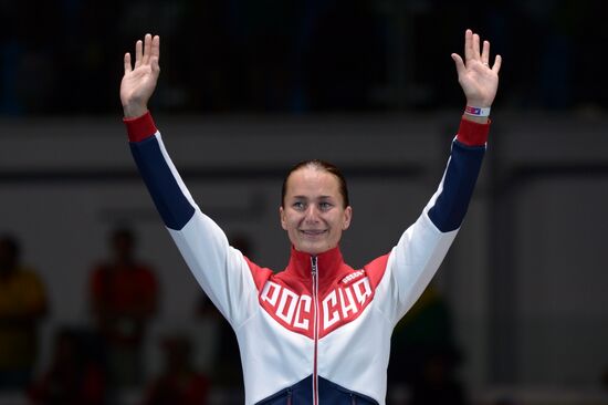 2016 Summer Olympics. Fencing. Women's saber