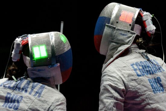 2016 Summer Olympics. Fencing. Women's saber