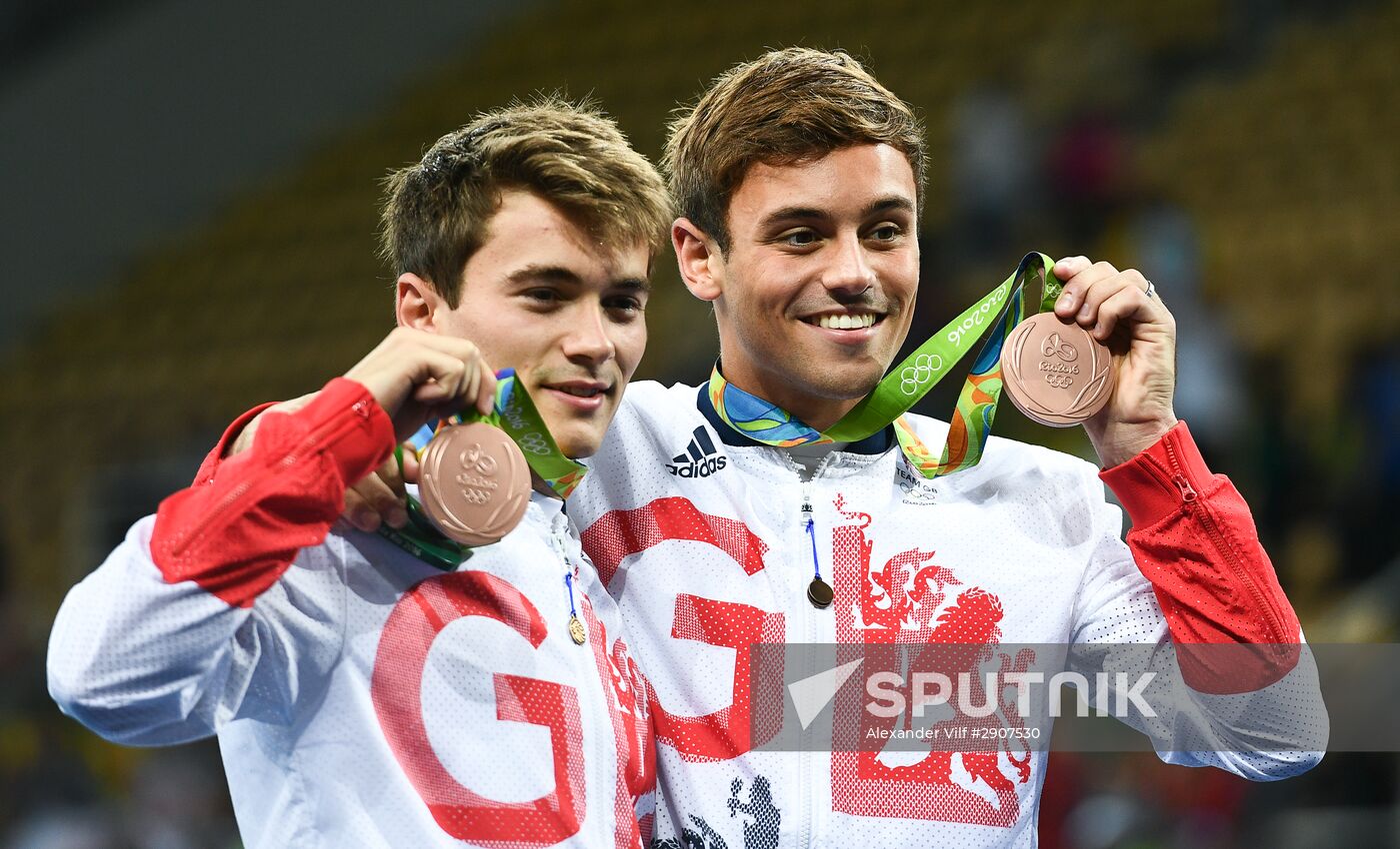 2016 Summer Olympics. Synchronized diving. Men. 10m platform