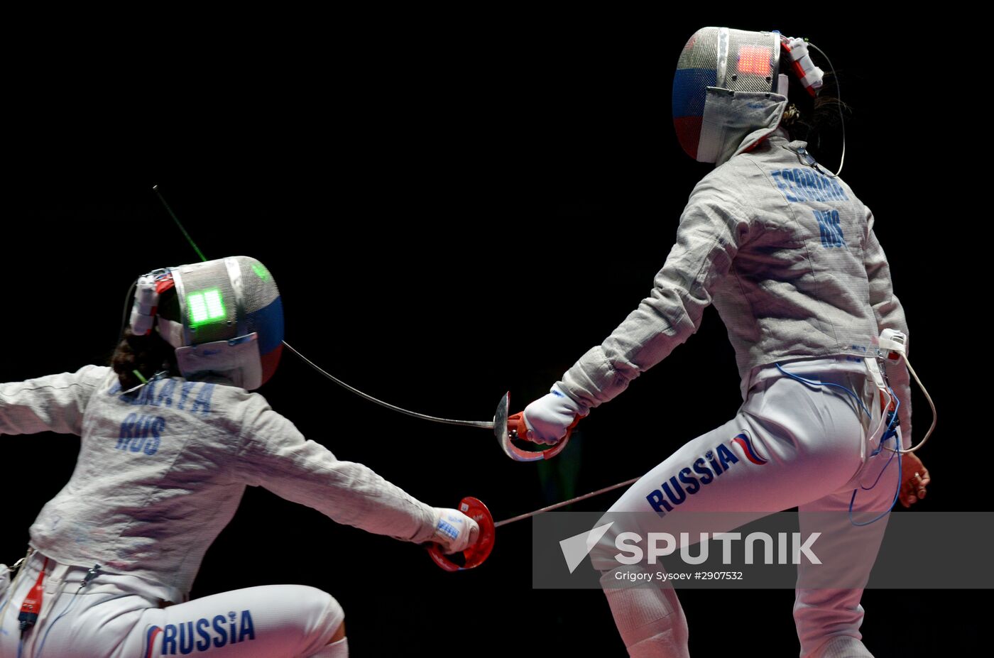 2016 Summer Olympics. Fencing. Women's saber