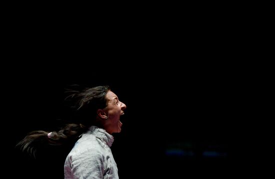 2016 Summer Olympics. Fencing. Women's saber