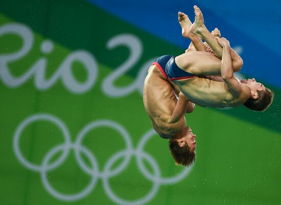 2016 Summer Olympics. Synchronized diving. Men. 10m platform