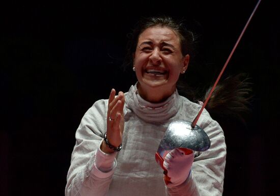 2016 Summer Olympics. Fencing. Women's saber