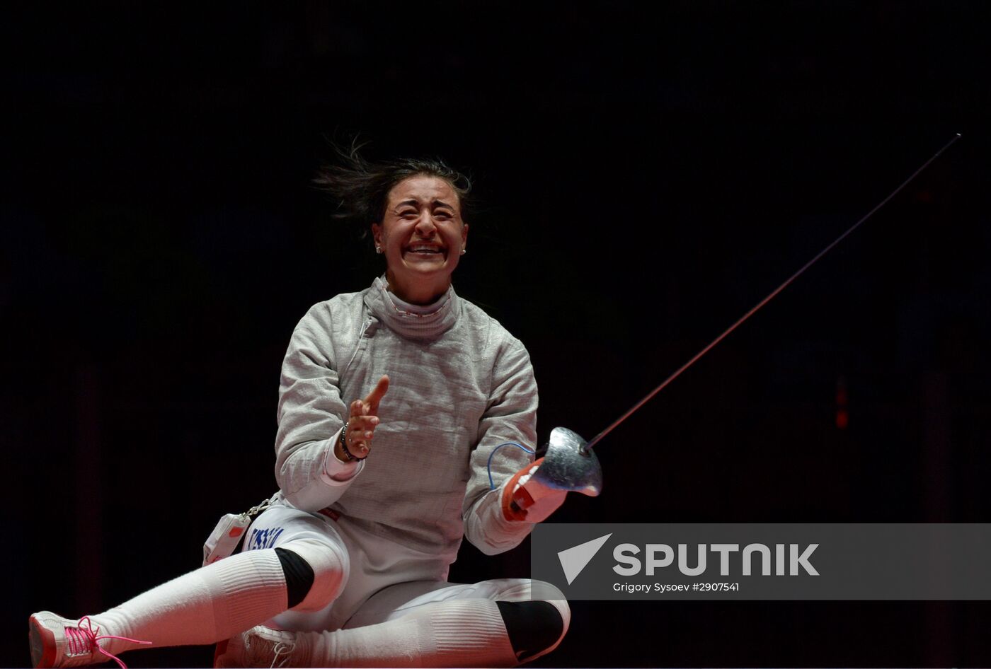 2016 Summer Olympics. Fencing. Women's saber