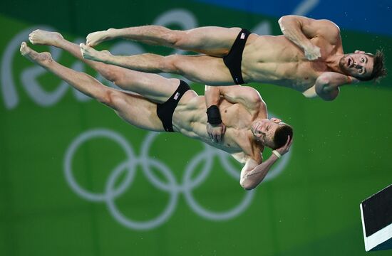 2016 Summer Olympics. Synchronized diving. Men. 10m platform