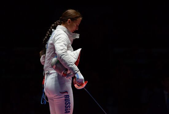 2016 Summer Olympics. Fencing. Women's saber