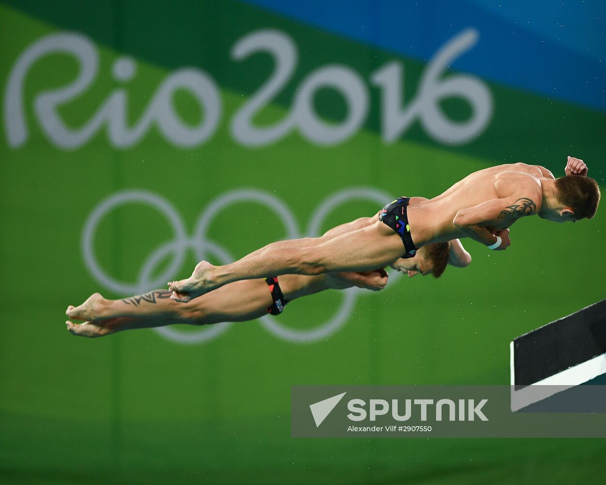 2016 Summer Olympics. Synchronized diving. Men. 10m platform