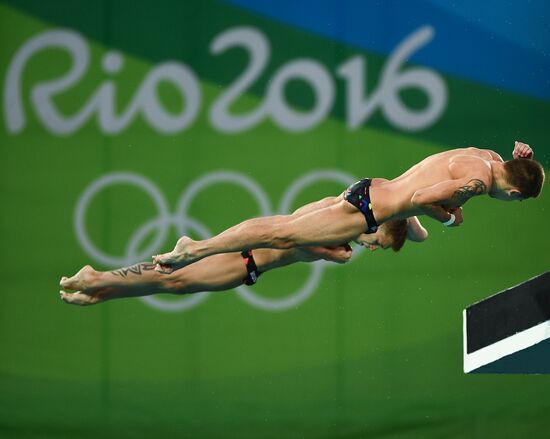 2016 Summer Olympics. Synchronized diving. Men. 10m platform