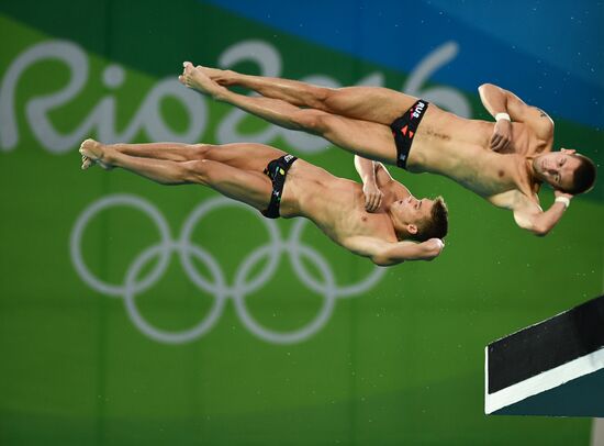 2016 Summer Olympics. Synchronized diving. Men. 10m platform