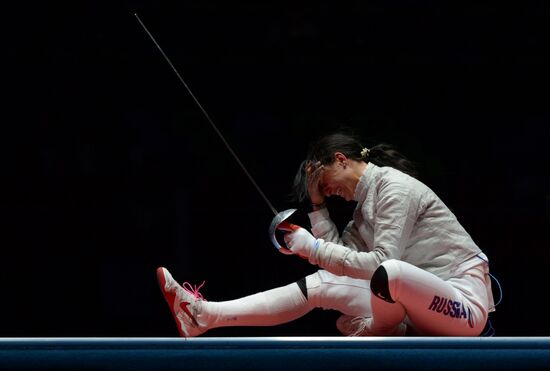2016 Summer Olympics. Fencing. Women's saber
