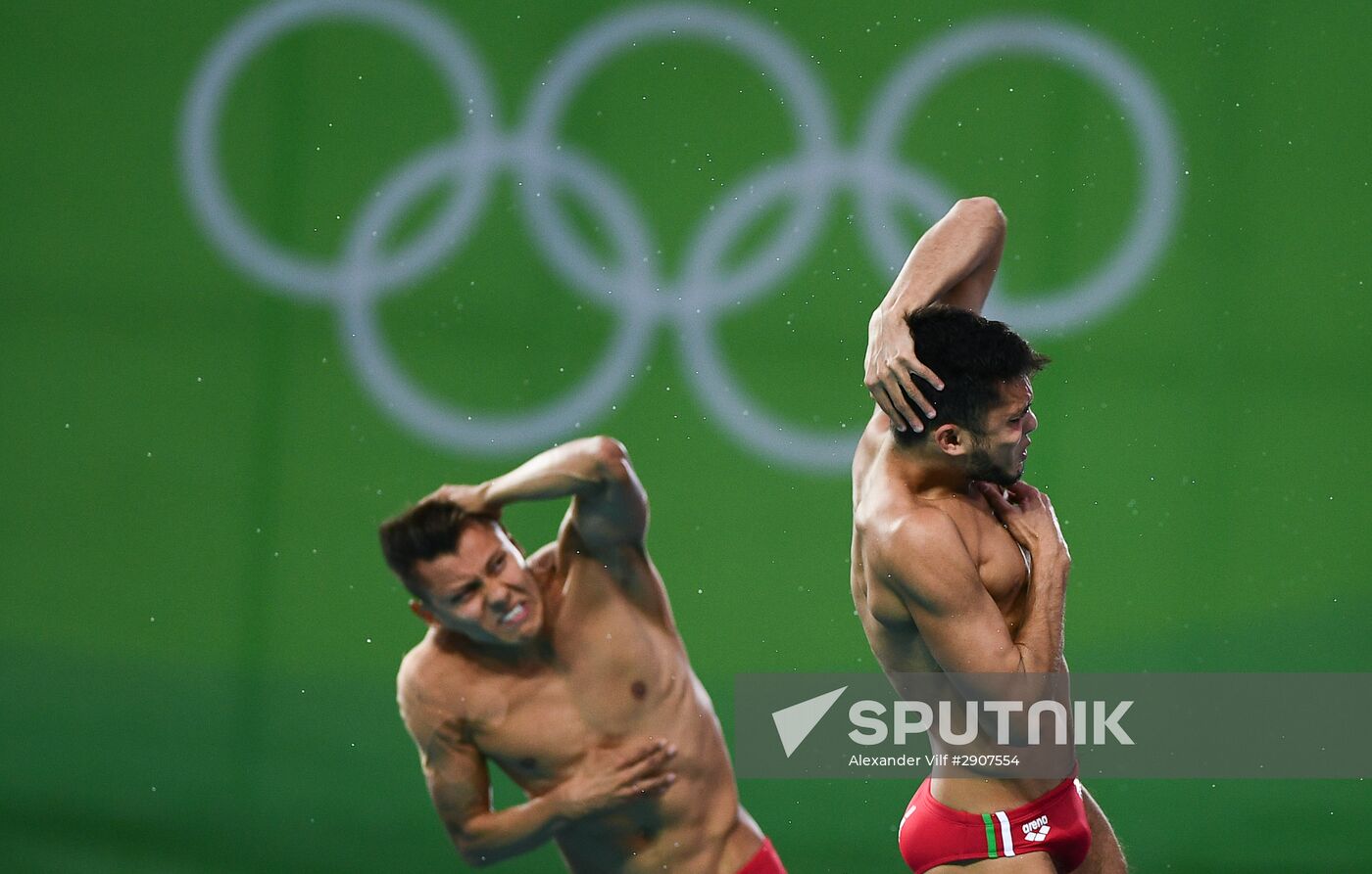 2016 Summer Olympics. Synchronized diving. Men. 10m platform