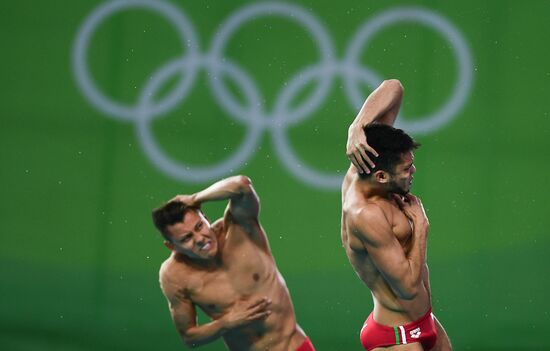 2016 Summer Olympics. Synchronized diving. Men. 10m platform