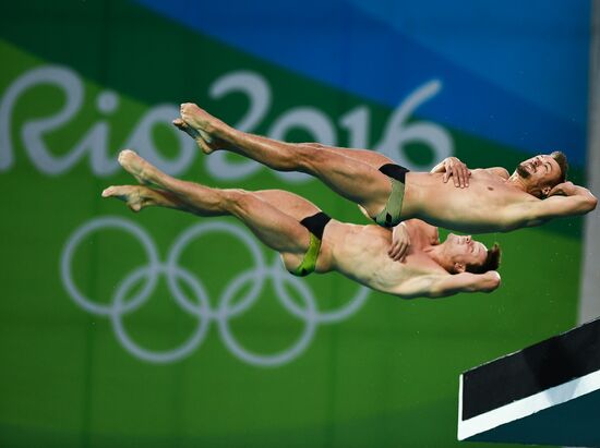 2016 Summer Olympics. Synchronized diving. Men. 10m platform