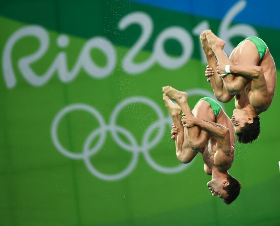 2016 Summer Olympics. Synchronized diving. Men. 10m platform
