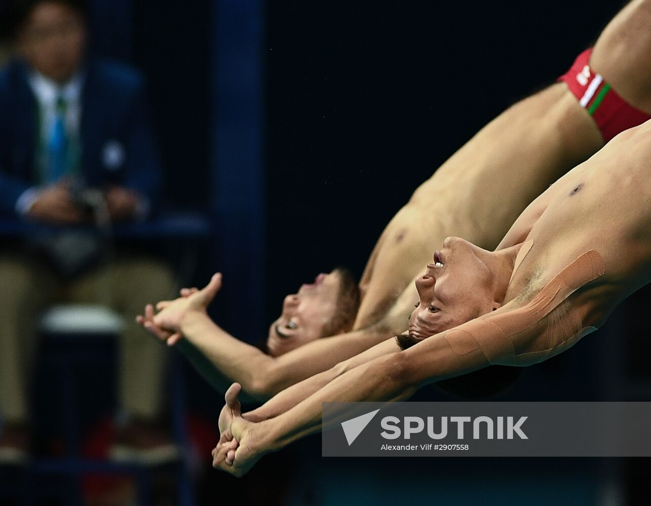 2016 Summer Olympics. Synchronized diving. Men. 10m platform