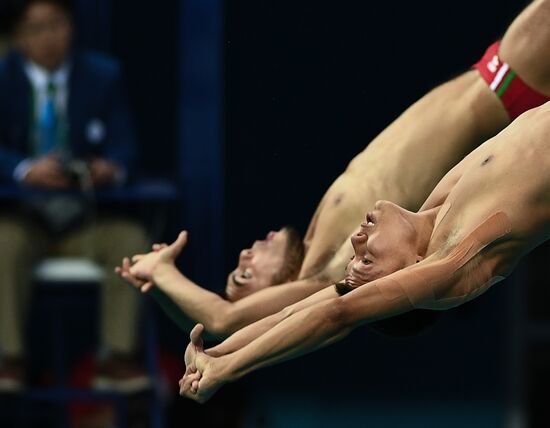 2016 Summer Olympics. Synchronized diving. Men. 10m platform