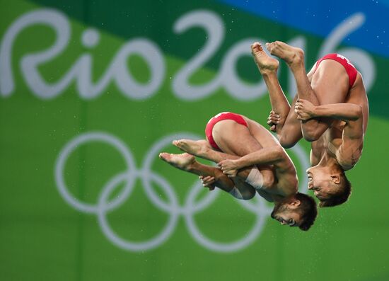2016 Summer Olympics. Synchronized diving. Men. 10m platform