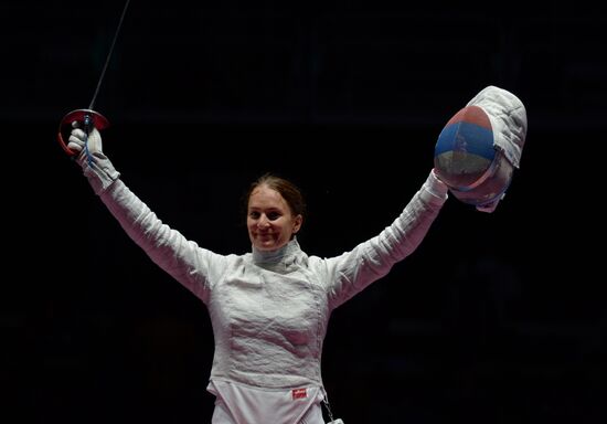 2016 Summer Olympics. Fencing. Women's saber