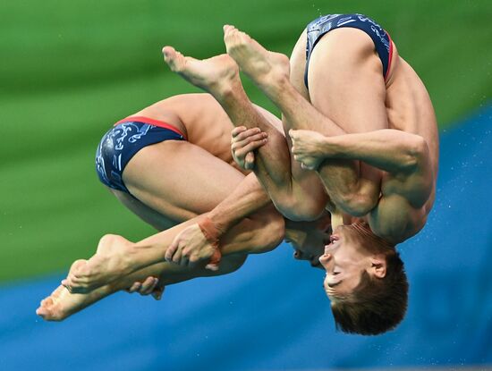 2016 Summer Olympics. Synchronized diving. Men. 10m platform