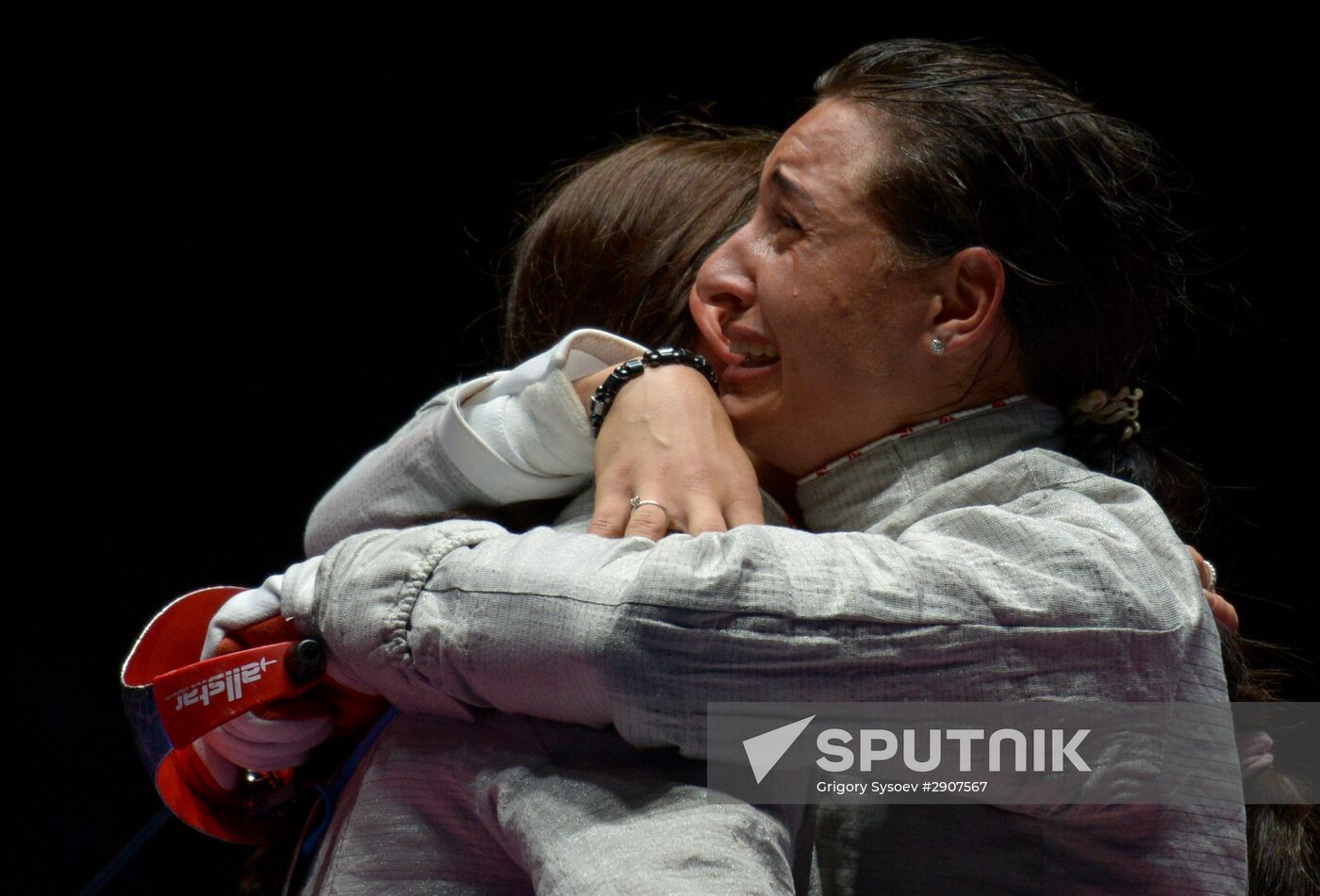 2016 Summer Olympics. Fencing. Women's saber