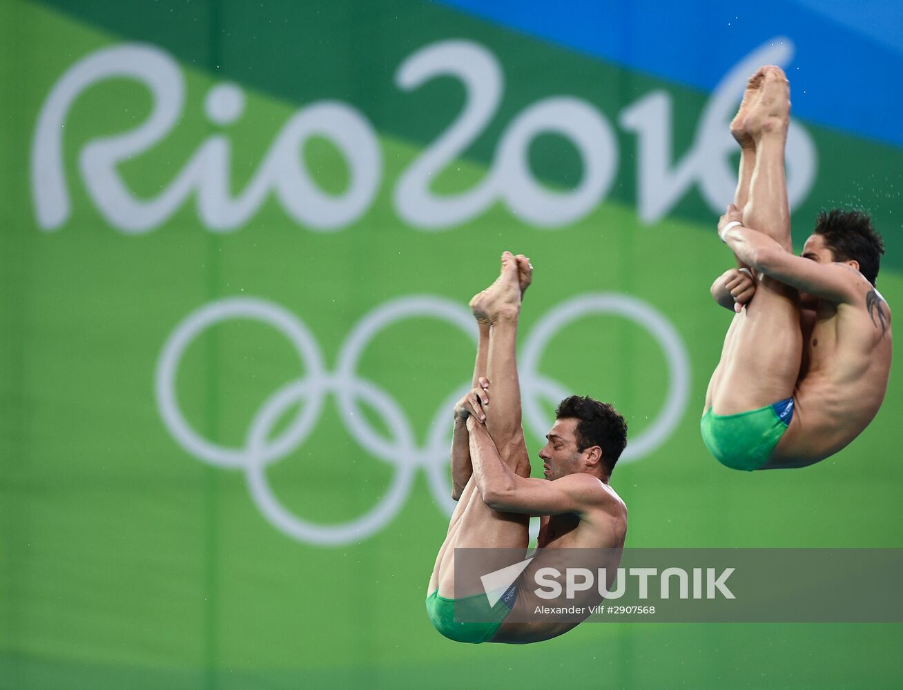 2016 Summer Olympics. Synchronized diving. Men. 10m platform