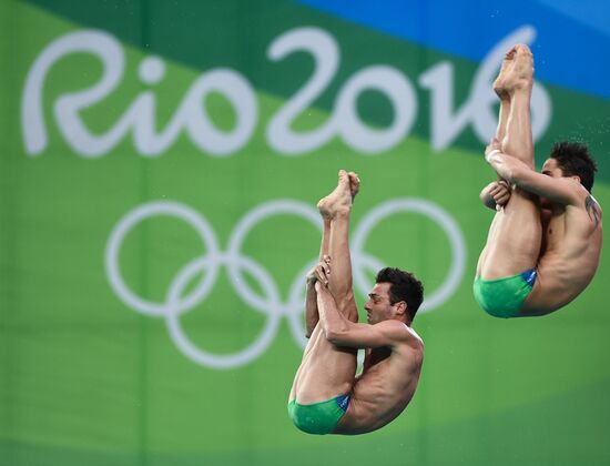 2016 Summer Olympics. Synchronized diving. Men. 10m platform