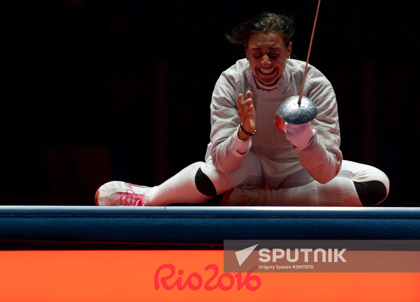 2016 Summer Olympics. Fencing. Women's saber