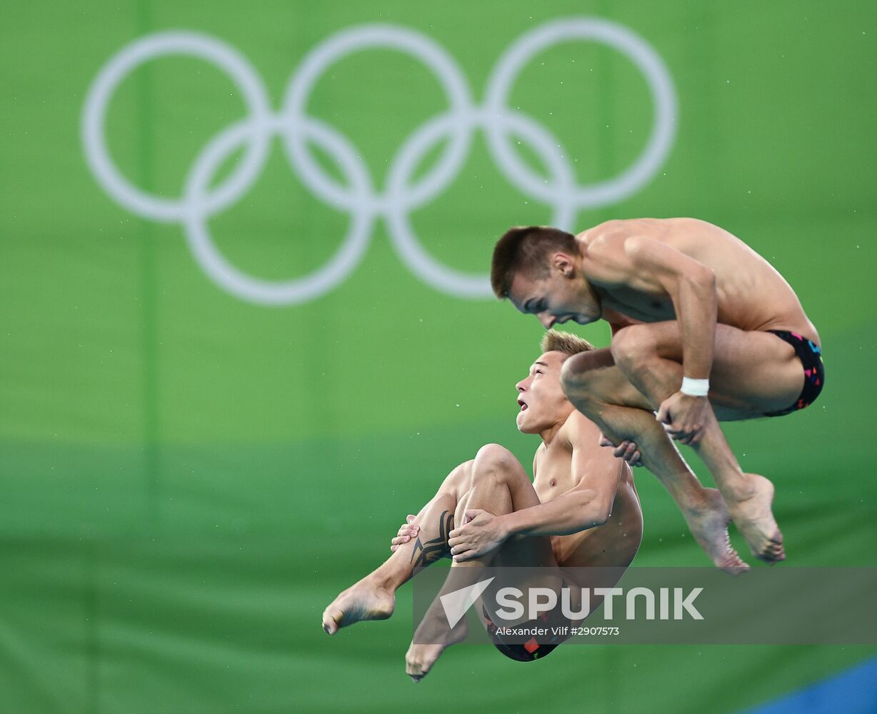 2016 Summer Olympics. Synchronized diving. Men. 10m platform