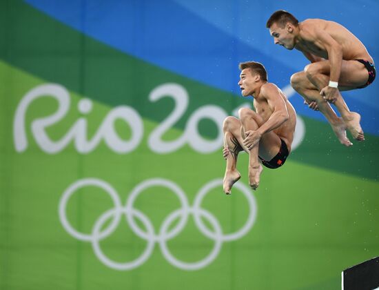 2016 Summer Olympics. Synchronized diving. Men. 10m platform