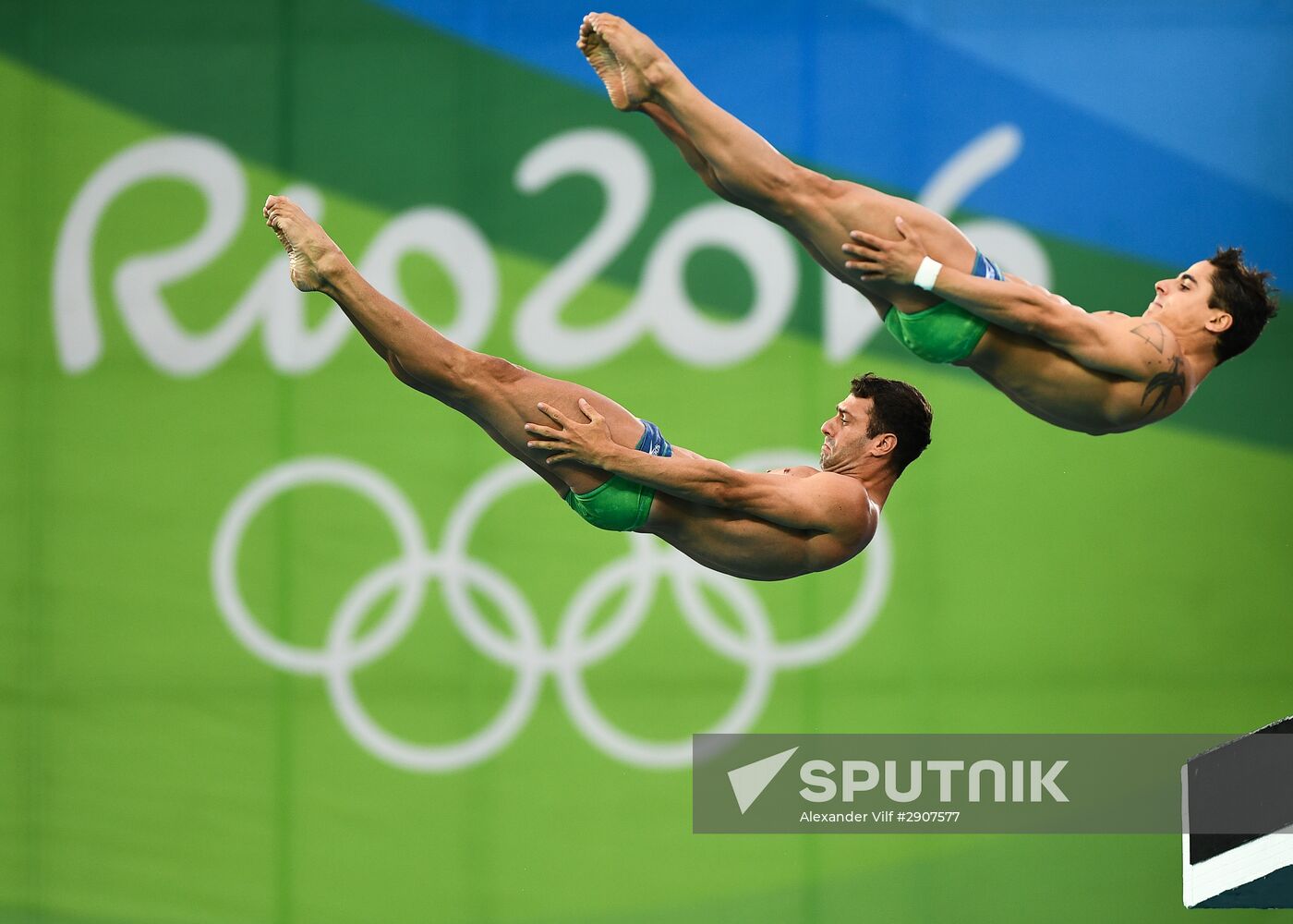 2016 Summer Olympics. Synchronized diving. Men. 10m platform
