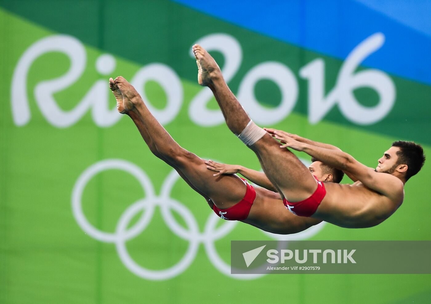 2016 Summer Olympics. Synchronized diving. Men. 10m platform