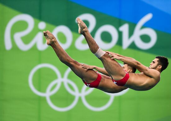 2016 Summer Olympics. Synchronized diving. Men. 10m platform