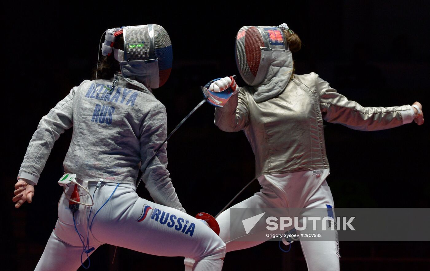 2016 Summer Olympics. Fencing. Women's saber