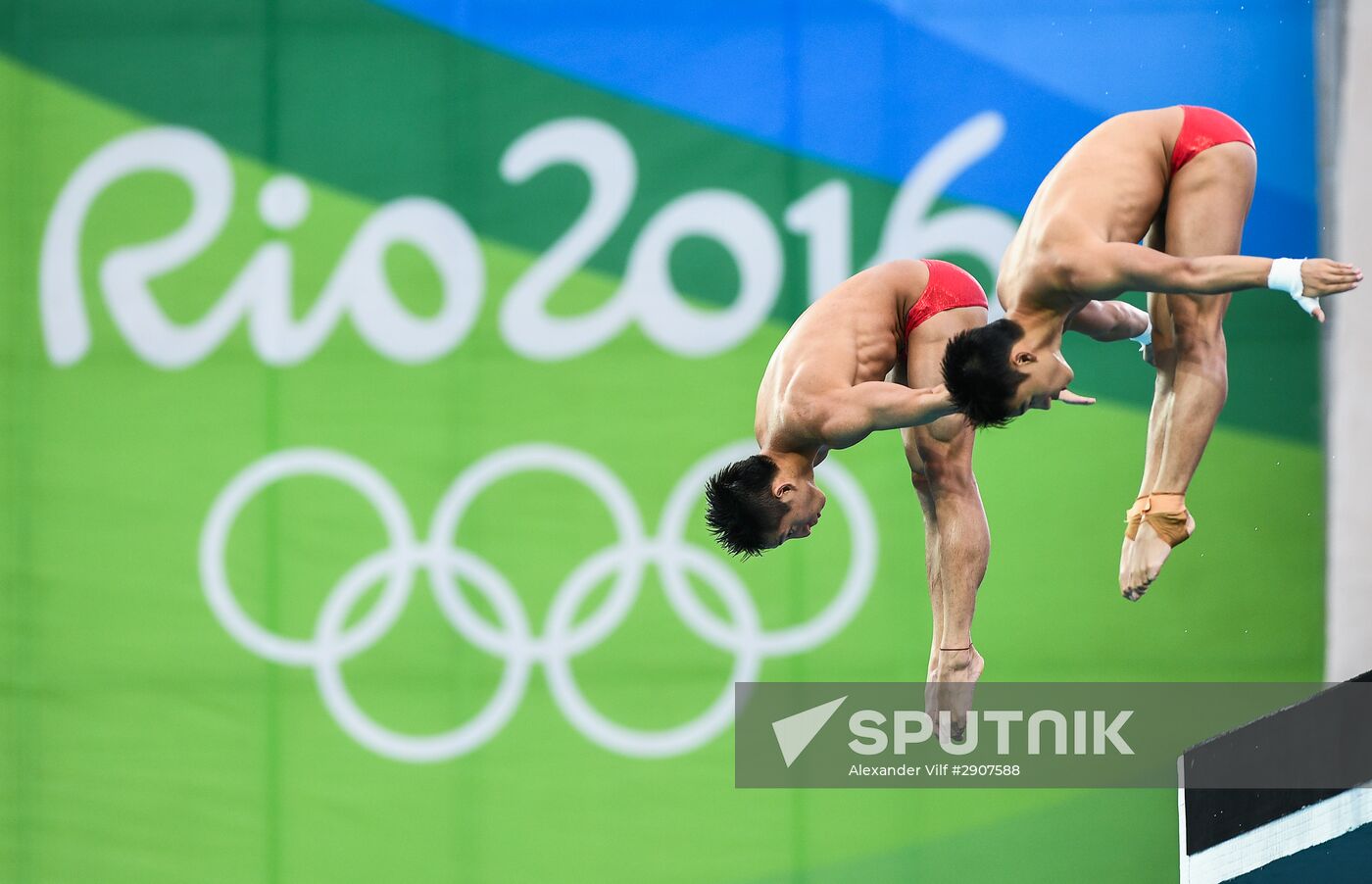 2016 Summer Olympics. Synchronized diving. Men. 10m platform